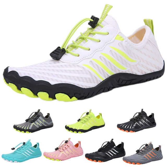 Zapatos Hike Footwear Cridano Grounded Barefoot para hombre, blancos, modelo 8US