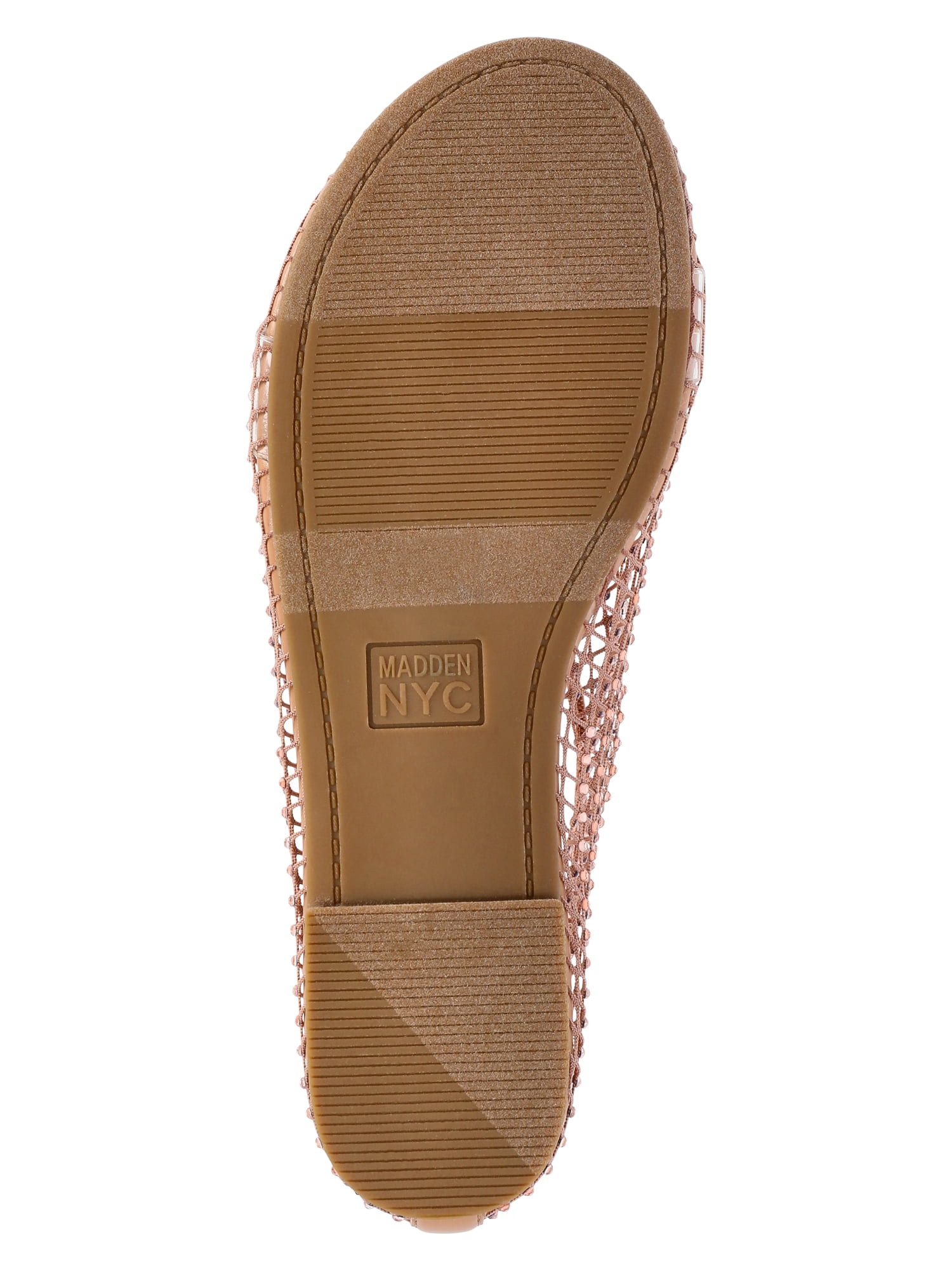 Madden NYC Women's Studded Mesh Flat Shoes