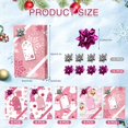 thumbnail image 2 of Estuches para tarjetas de regalo TecUnite, 30 unidades, color rosa, Navidad, 12 x 8 x 2 cm, 2 of 7