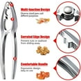 thumbnail image 3 of WuPing 8 Pcs Seafood Buffet Tool Set, 4 Seafood Cracking Pliers Lobster and Crab Cracking Pliers 4 Meat Forks, 3 of 8