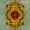 Aqua, variant on Rugs.com Calypso Collection Rug – 4 Ft Round Orange Medium Rug Perfect For Kitchens, Dining Rooms