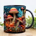 thumbnail image 3 of zanvin Cups Kitchen Decor, 3 D Magics Mushrooms Mug Fashionable Cup Artistic Ceramic Cup Multifunctional Mug, 3 of 4