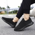 thumbnail image 4 of Tvtaop Knit Lace-Up Sneakers, Lightweight Breathable Mesh Walking Shoes, Non-Slip Comfort Casual Athletic Shoes for Daily Wear, 4 of 5