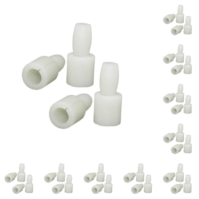 Scienceny 4 piezas puerta ventana vidrio Pin blanco regulador tornillo Auto repuestos vehículo montaje pernos reemplazo para Como se muestra 10piezas