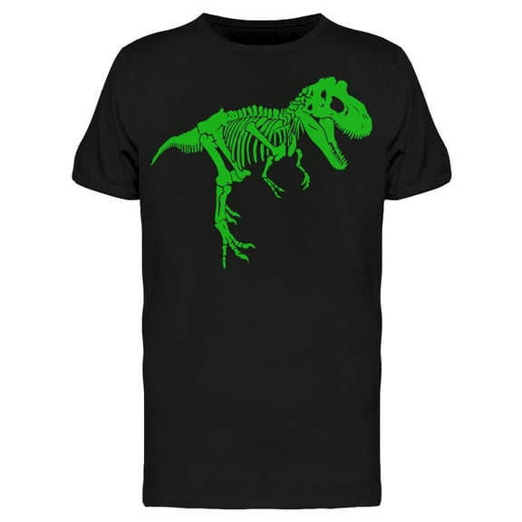 Green Skeleton Tyrannosaurus  Tee Men's -Image by Shutterstock
