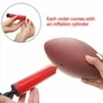 thumbnail image 3 of 7.25 Inch Foam Football Easy Grip Small Kids Youth Size Soft Toddler Brown, 3 of 5