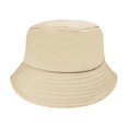 thumbnail image 2 of YHAJDS Toddler Sun Hat Solid Color Cotton Bucket Cap Kids Summer Outdoor, 2 of 3