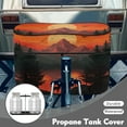 thumbnail image 3 of Yuyamidu Deer Propane Tank Cover, Orange Sunser Dual 40lb Propane Tank Cover for RV Trailer with Zipper, Aesthetic RV Accessory for Travel Trailer, 3 of 8