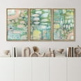 thumbnail image 3 of IDEA4WALL Framed Canvas Print Wall Art Set of 3 Multi-Colored Floral Garden Abstract Illustration Print Pastel Colorful Wildflowers Landscape Modern Digital Art for Home Decor - Natural 16"x24"x3, 3 of 5