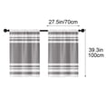 thumbnail image 3 of Boho Kitchen Curtains and Valances Set, 2D Printed Cafe Short Window Curtains for Bathroom Dining Room Minimalist Geometric Tier Treatment Drapes, 3 of 5