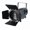 warm white, variant on 400W DMX LED Fresnel Spotlight 8°-90° Auto Zoom Ra90 Warm/Cool White Studio Stage Light Silent Cooling Fan