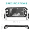 thumbnail image 3 of Empuñadura Estuche protector de empuñadura para consola de juegos Shell para Switch Lite (negro), 3 of 6
