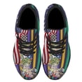 thumbnail image 2 of Louisiana American flag Shoes Sneakers Black Size 10, 2 of 7