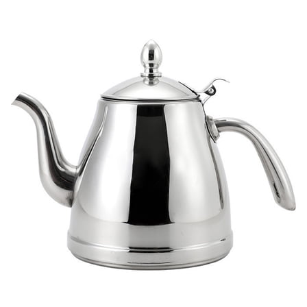 ifundom Stainless Steel Water Kettle for Stove Top 1 Piece Tea Coffee Pot