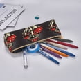 thumbnail image 5 of Rocae Red Mushrooms for Leather Pencil Case - Zippered Pen Case Stationery Bag Zipper Pouch Pencil Holder For Men Women Businessmen And Artists, 5 of 5