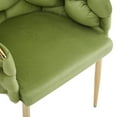 thumbnail image 6 of Christopher Knight Home Green Velvet Accent Chairs with Gold Legs, Set of 2, 6 of 9