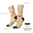 thumbnail image 4 of Logiee Fall Leaves Print Adult Socks for Men & Women,Calf Socks, Ankle Socks,Boots Socks,Breathable Casual Sock,Unisex Crew Socks, 4 of 6