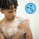 thumbnail image 5 of Exfoliante Body Scrubber Boie USA Loop de silicona suave, color amarillo, 5 of 8