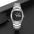 thumbnail image 4 of ACouple Quartz Watches Set - Stainless Strap Matching His & Hers Multifunctional Watches with Date, Alarm & Chronograph - Elegant Couple's Timepieces for Everyday Wear G, 4 of 8