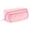 Pink, variant on Cute Canvas Pencil Cases, Zipper Pencil Pouch Big Capacity Special Pencil Cases Storage Bag - Beige