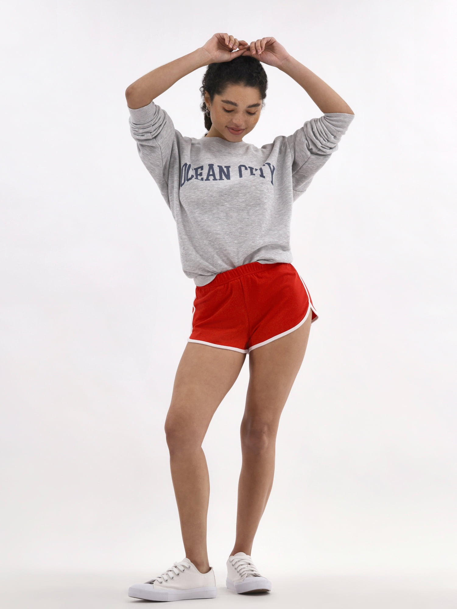No Boundaries Jersey Knit Dolphin Shorts, 2'' Inseam, Women's
