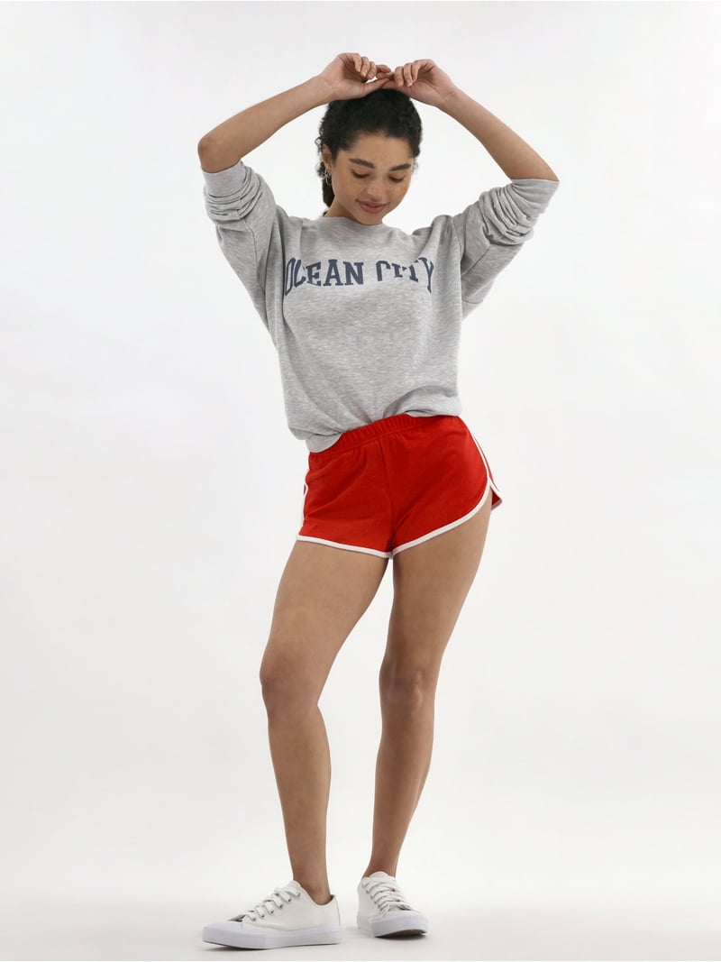 No Boundaries Jersey Knit Dolphin Shorts, 2'' Inseam, Women's