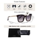 thumbnail image 3 of Gafas de Sol DIFF Bella Grandes Cuadradas para Mujer Ámbar Carey, 3 of 9