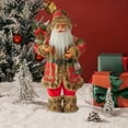 thumbnail image 5 of Honmine Christmas 12 Inch Santa Claus Doll, Standing Figure for Window Decoration, Holiday Gift for Home, Shop, Party, Festive Display, 5 of 6