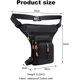thumbnail image 2 of Bolsa para pierna de motocicleta impermeable SSuperp negra, 2 of 5