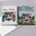 thumbnail image 4 of Happy Easter Australian Shepherd American Flag Truck Bunny Ears Spiral Bound Journal Aussie Dog Lover Gifts 5x7in Spiral Notebook - 03001, 4 of 5
