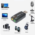 thumbnail image 4 of Stereo Headset 5.1 USB To 3.5mm Headphone Jack 3D Mic H9Y4 Sound B3L4 Audio X9G9, 4 of 6