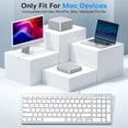 thumbnail image 4 of Wired Keyboard and Mouse Combo for Mac, Dual Type-C & USB Interface with Numeric Keypad, Compatible with MacBook Pro/Air, iMac, Mac mini/Pro, OMOTON, Silver, 4 of 8