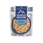 Mountain House Freeze Dried Chicken & Rice Emergency Survival Food Pro-Pak for Camping Hiking and Backpacking 6 Pouches