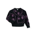 thumbnail image 3 of The Nightmare Before Christmas Girls Graphic Eyelash Glitter Sweater, Sizes 4-16, 3 of 4