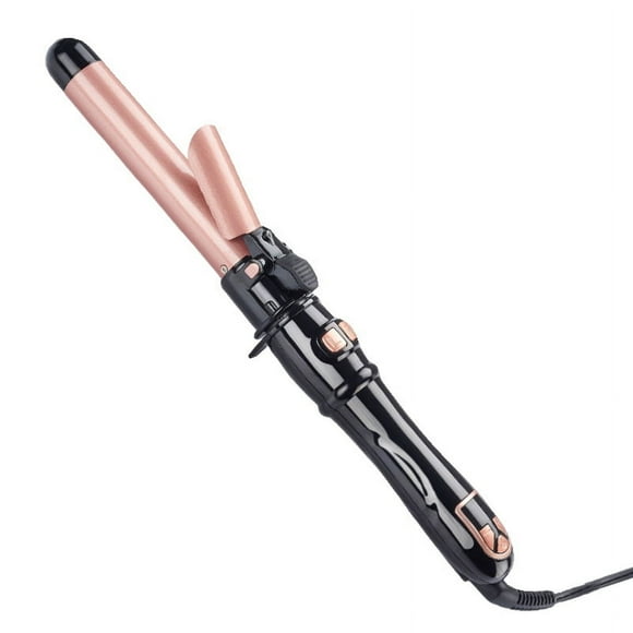 Rizador automático de pelo, rizador de pelo recto para mujer, rizador eléctrico de doble propósito, rizador eléctrico giratorio grande y perezoso