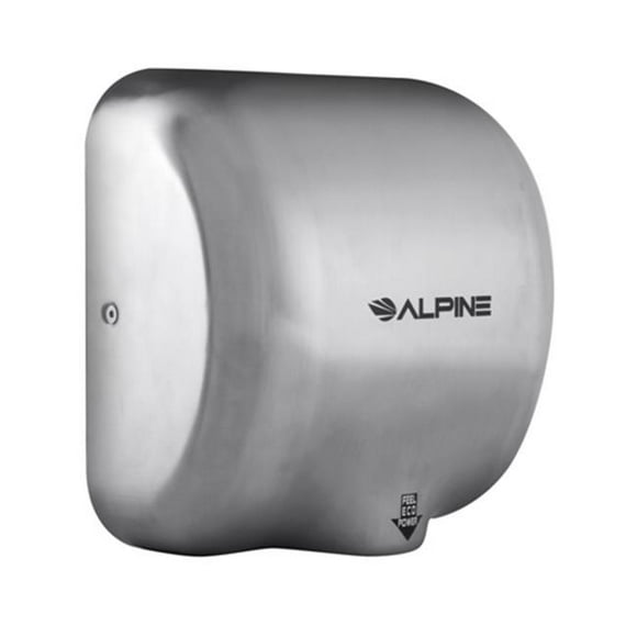 Alpine 400-20 Sèche-mains Haute Vitesse Hemlock Commercial 220-240V & 44; Acier Inoxydable Brossé