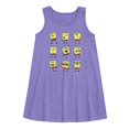 thumbnail image 2 of Hybrid Apparel - Spongebob Squarepants - Grid - Girls Aline Dress - Size 3T Purple, 2 of 2