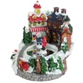 thumbnail image 2 of Northlight Animated Victorian Village Ice Skating Winter Scene Christmas Music Box - 6.5", 2 of 3