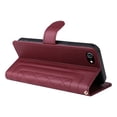 thumbnail image 6 of JTCASES Compatible with iPhone SE Case 2022/2020 Case, iPhone 7/8 Case Wallet Flip Folio Case [Kickstand] with RFID Blocking Card Holders [Shockproof] Wrist Strap Cover for Men Women Girls,  Winered, 6 of 12