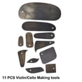 thumbnail image 1 of Violin Cello Making Luthier Tools 11Pcs Various Function Scrapering Board Cutter, 1 of 9