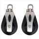 thumbnail image 1 of 2X Polea de Acero Inoxidable de Nailon para Veleros, Cojinete Liso, Polea, Bloque de Cuerda Marina, Accesorio para, 1 of 5