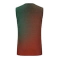 thumbnail image 5 of Mens Vests Tops Sleeveless Tshirt Men Tank Top Summer Round Neck Hawaiian Printed Beach Vest for Holiday Gym Army Green L, 5 of 5