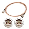 thumbnail image 2 of Uxcell N Male to N Male Ultra Low Loss RG400 Coax Cable 50 ohm 2.13Meter/7Ft Length, 2 of 5