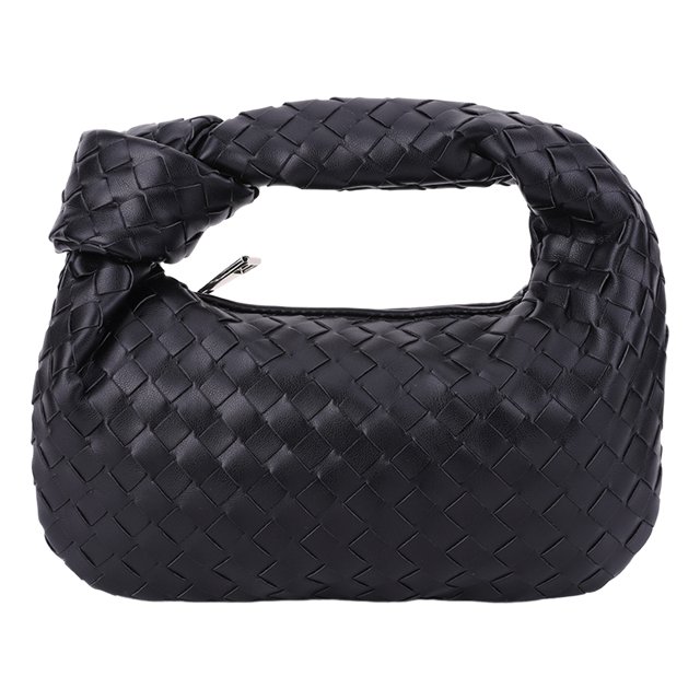 Bolso Hombro Anudado para Mujer Elegante Bolso Con Asa Superior Bolso Elegante para Niña (negro)