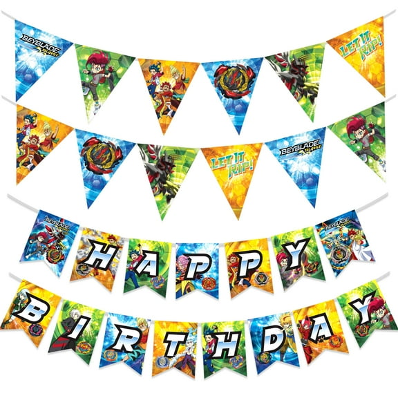 BEYBLADE Banner & Pennants Kit - BEYBLADE Party Supplies