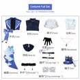 thumbnail image 3 of Furina Focalors Cosplay disfraz Anime Fontaine Ousia Pneuma Furiina Hydro God Archon conjunto uniforme completo zapatos peluca, 3 of 5