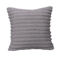 thumbnail image 1 of Under 10 Pillow Case 1 PCS Solid Color Striped Pillow Living Room Sofa Pillow Headboard Plaid Waist Pillow Rabbit Plush Pillow Case Household Simple Literary Farmhouse Pillow Covers, 1 of 4
