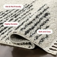 thumbnail image 4 of nuLOOM Bria Moroccan Shag Tasseled Area Rug, 10' 2" x 14', Bria Off-white, 4 of 14