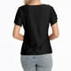 thumbnail image 4 of Tamaño Más Suelto Ajuste Camisetas para las Mujeres con Cuello en V de Manga Corta Suelta Camisa Superior, Poliéster, 4 of 5