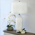 thumbnail image 4 of Elegant Designs White and Brushed Nickel Glass Table Lamp, 4 of 6